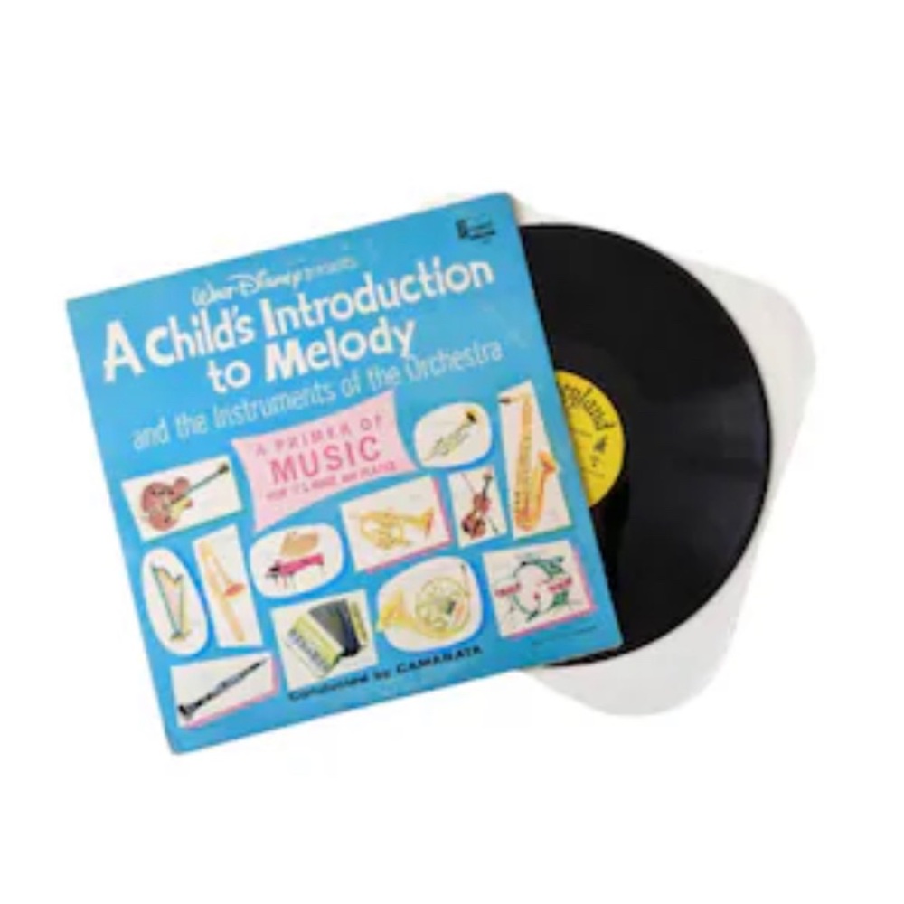 1964 Walt Disney Record Introduction Melody Instrumental Orchestra USA Vintage